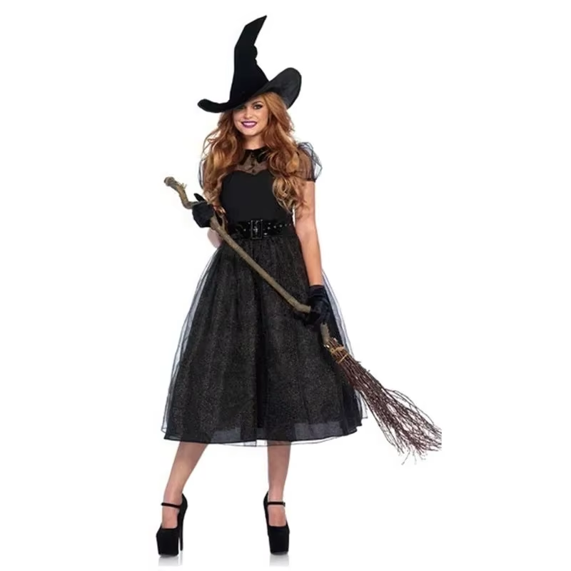 Belro official witch costume dress for adults, perfect for masquerade parties and role-play events.