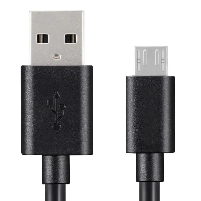 Belro 10ft premium micro USB cable for electronics, showing the black cable with USB and micro USB connectors.