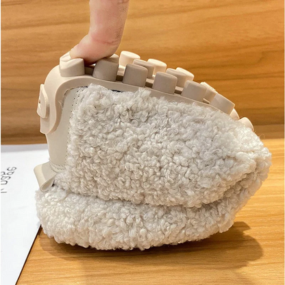 Belro plush slipper shoes featuring soft, cozy footwear with a plush exterior and comfortable design for indoor wear.