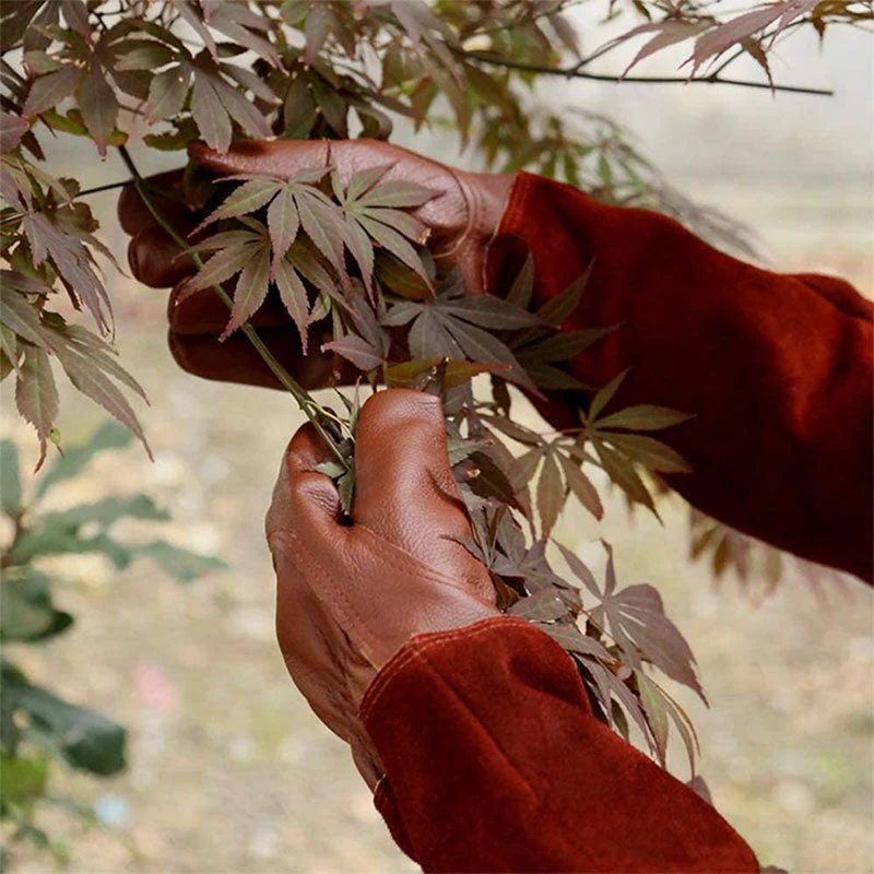Belro multifunctional garden gloves for home and garden cleaning, showing durable fabric and wrist coverage in a close-up image.