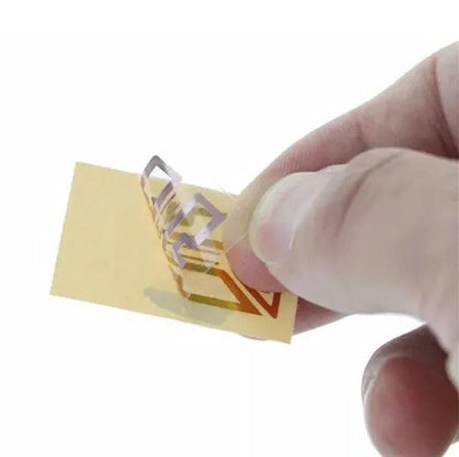 Belro cell phone signal booster stickers enhancing mobile reception on electronic devices, shown on a smartphone screen.