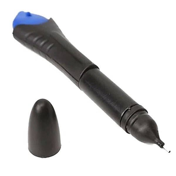 Belro 5 Second Super Glue with UV Light Technology for quick bonding, shown with applicator and UV light tool in a hardware setting.