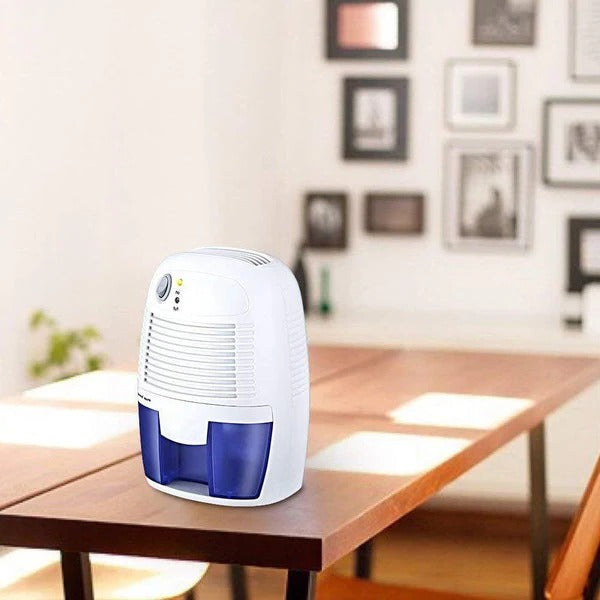 Belro portable mini dehumidifier for basement, garage, and crawl space, compact home appliance for moisture control