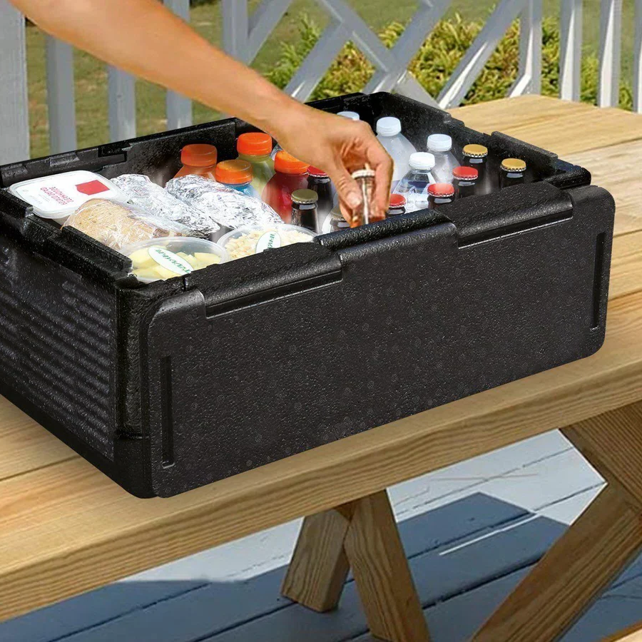 Belro Chill Chest Cooler, a portable home and garden cooler with handle for easy outdoor and indoor cooling.