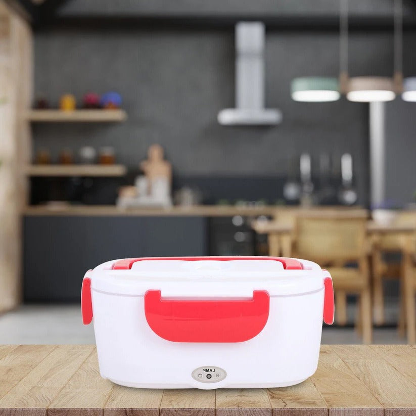 Belro portable heated food warmer lunch box with 50W power, compact design for keeping meals warm at home or on the go.