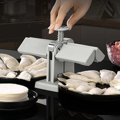 Belro double head automatic dumpling maker mold for efficient dumpling shaping in kitchen and dining.