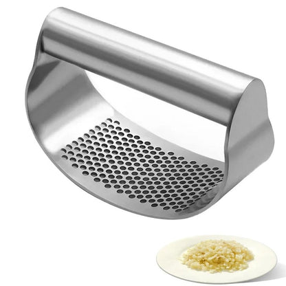Belro garlic press rocker set for kitchen, featuring stainless steel design and ergonomic handles for easy garlic crushing.