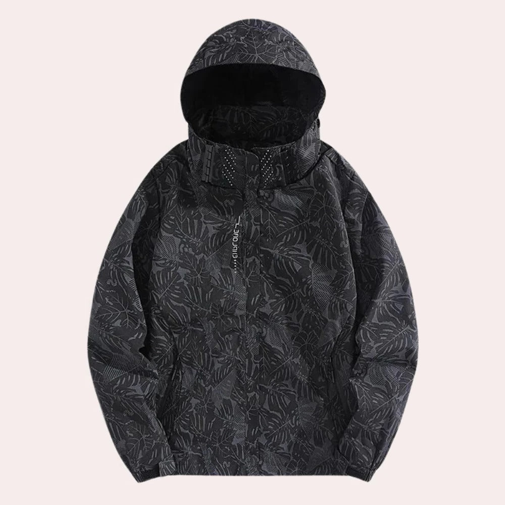 Belro ladies hooded jacket with detachable hood, stylish outdoor coat in a versatile design, suitable for casual wear.