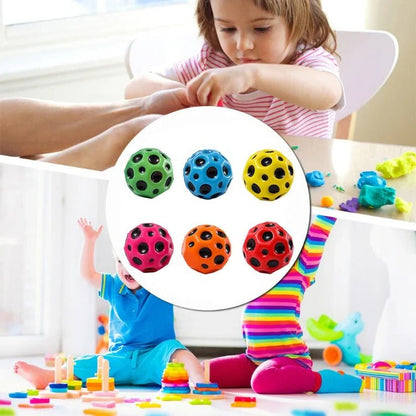 Belro Stress Relief Bouncy Ball for Toys & Games, colorful rubber ball designed for stress relief and tactile fun.