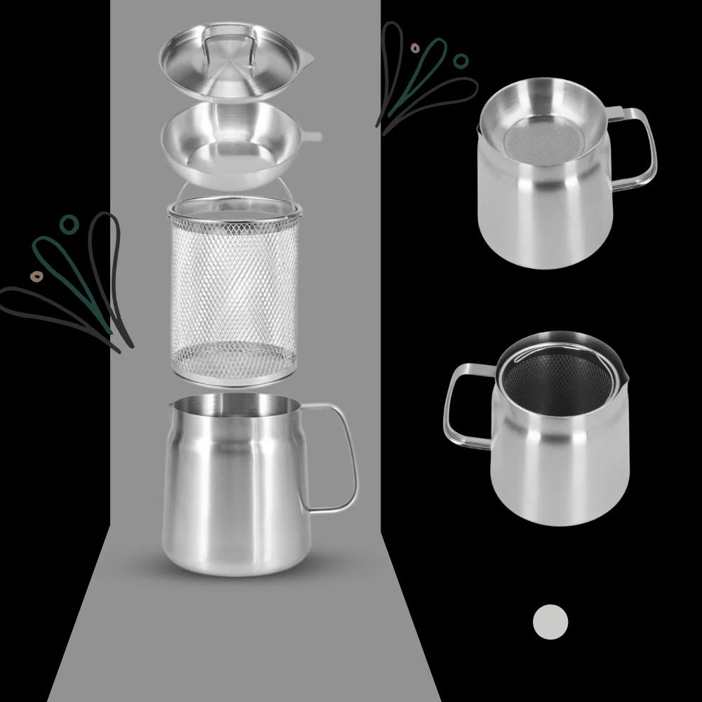 Belro 2-in-1 deep frying pot with a stainless steel basket and lid, ideal for home kitchen frying tasks.