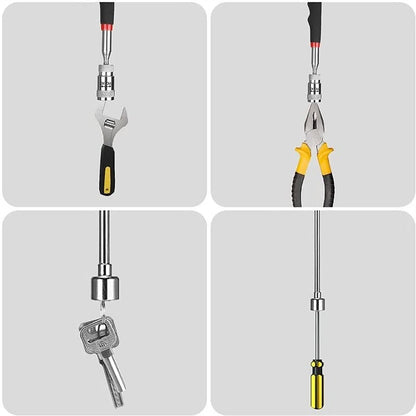 Belro magnetic telescopic pick-up tool extended with magnetic tip for retrieving metal objects, part of Tools & Hardware collection.