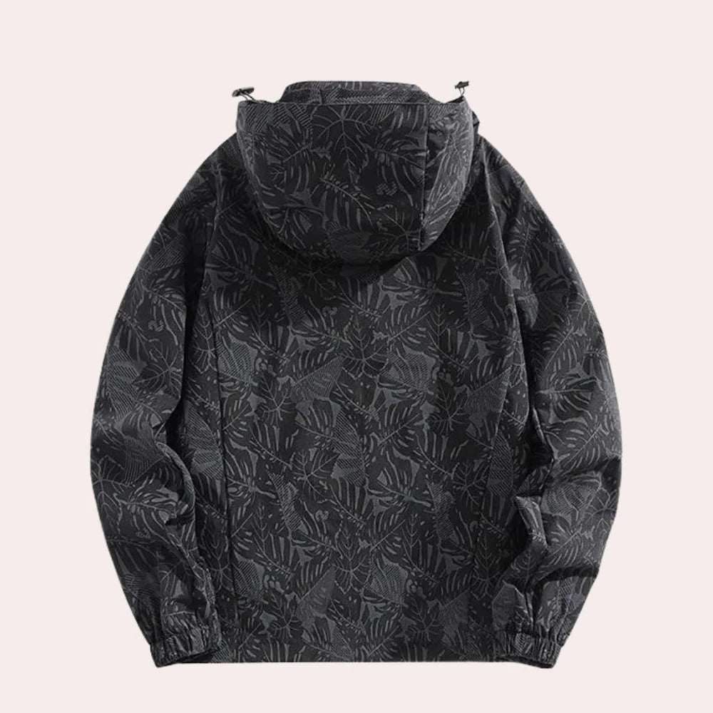 Belro ladies hooded jacket with detachable hood, stylish and versatile outerwear for women, shown with the hood detached.