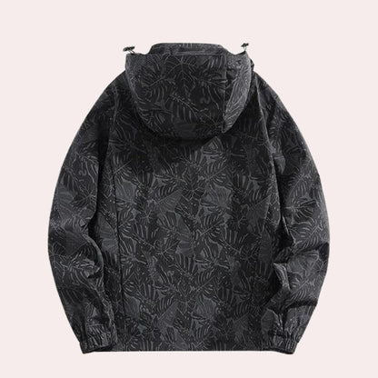 Belro ladies hooded jacket with detachable hood, stylish and versatile outerwear for women, shown with the hood detached.