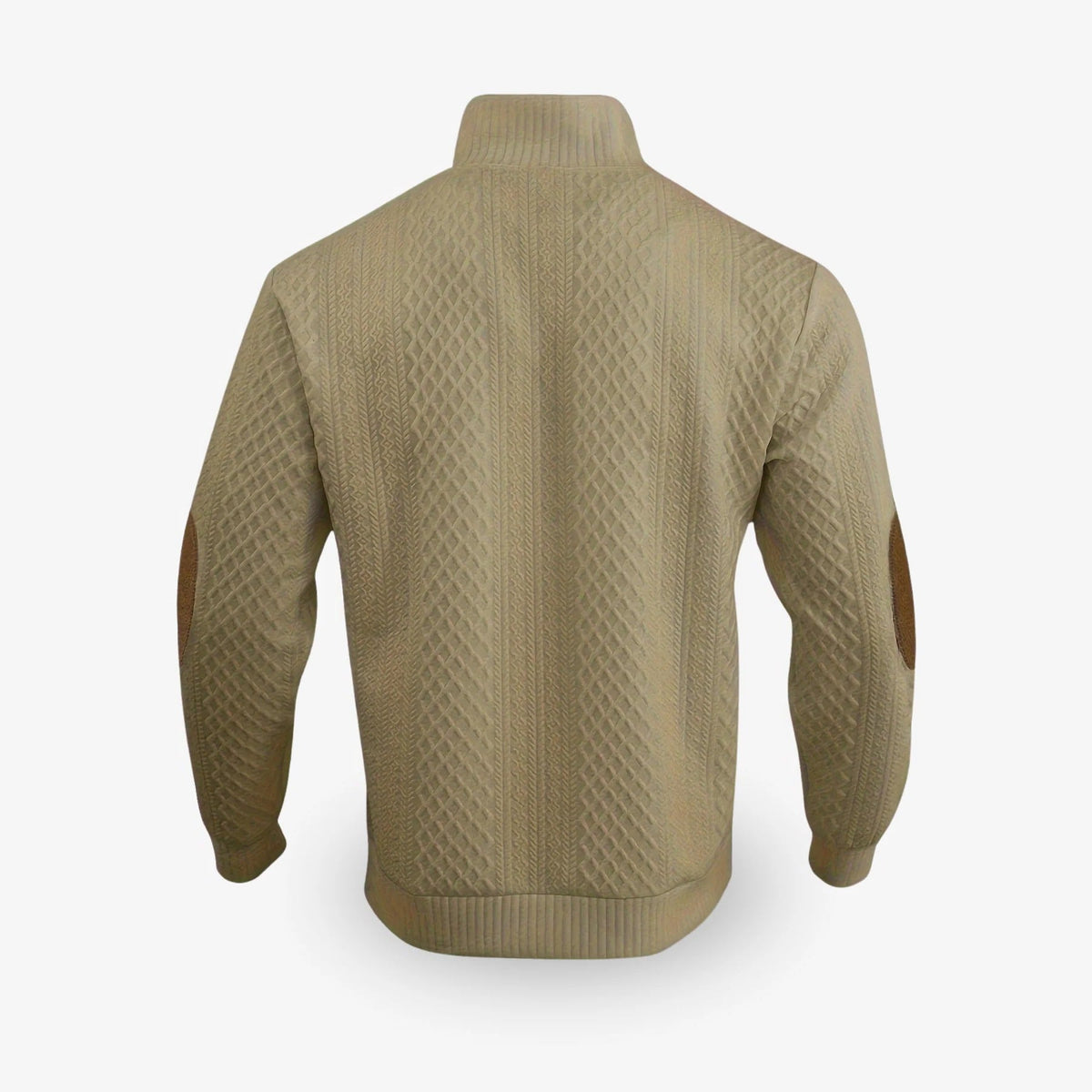 Belro men's warm and soft sweater, cozy knit fabric, in a neutral color, designed for comfortable casual wear