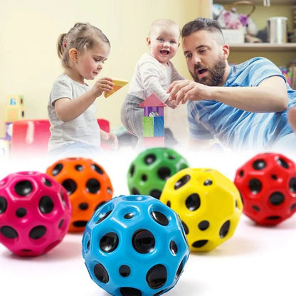 Belro Stress Relief Bouncy Ball in vibrant colors, designed for stress relief and sensory play, suitable for Toys and Games.