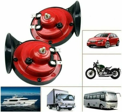 Belro train horn for trucks, electronic audio device with large horn and mounting bracket, designed for heavy-duty vehicle use