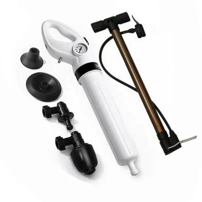 Belro high-pressure toilet plunger and drain un blocker tool for bathroom clogs, featuring a sturdy handle and rubber cup for effective use.