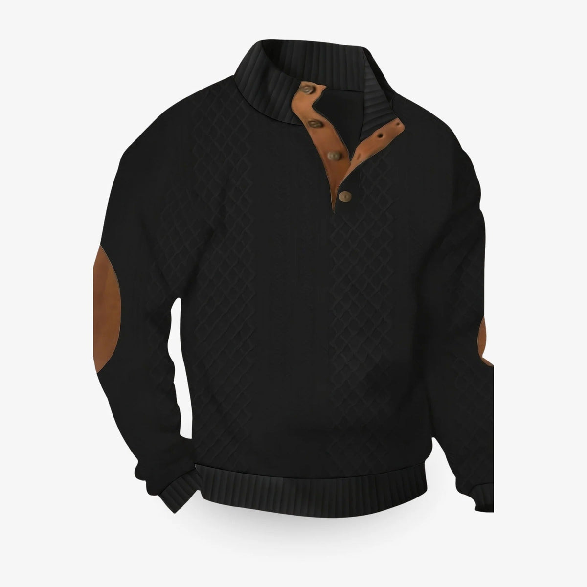 Belro men's warm and soft sweater in cozy knit fabric, featuring a classic crewneck design and long sleeves.