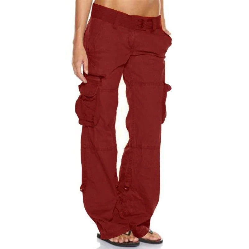 Belro women's cargo pants with multiple pockets, casual and functional clothing for everyday wear.