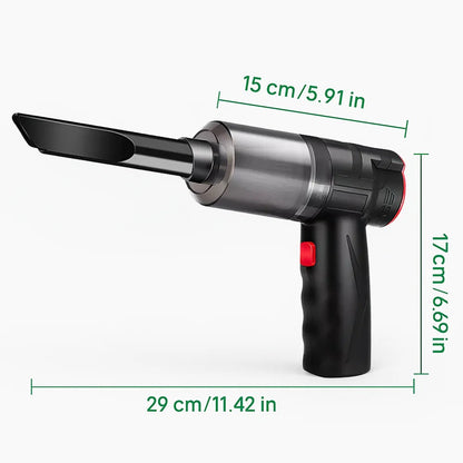 Belro cordless handheld car vacuum cleaner with 95000Pa suction, lightweight design, ideal for car cleaning.
