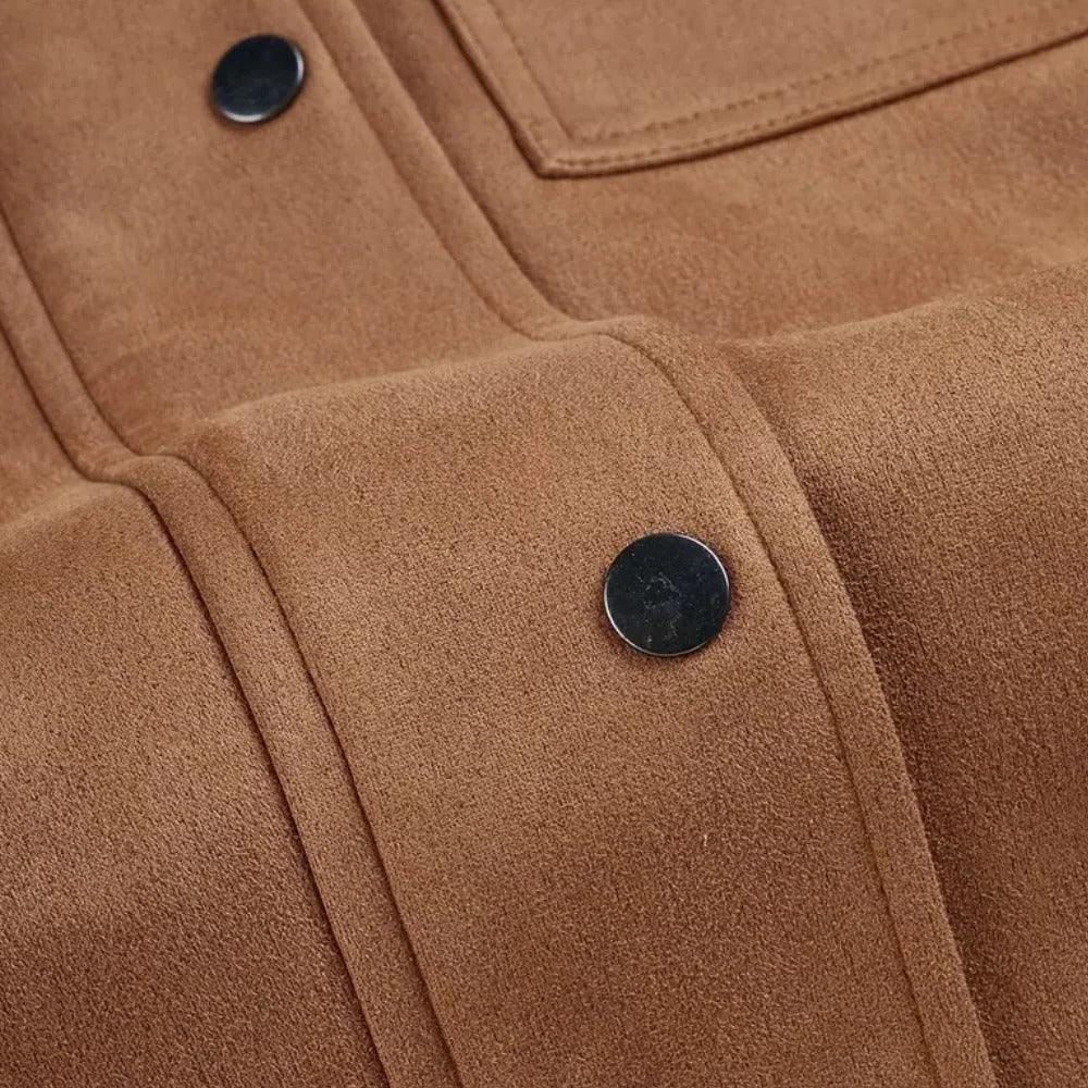 Men's classic Belro jacket with a tailored fit, featuring a zipper closure and stylish collar, suitable for casual or formal wear.
