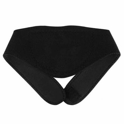 Belro heated magnetic neck wrap accessory with adjustable suspenders, designed for comfort and warmth.