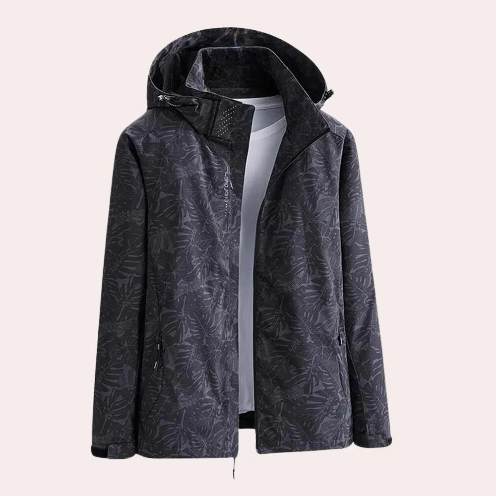 Belro ladies hooded jacket with detachable hood, stylish outerwear perfect for versatile weather protection.