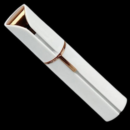 Belro electric facial hair shaver with a sleek design, showing the close-up of the shaver head and handle for personal care.