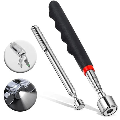 Belro magnetic telescopic pick-up tool extending with magnetic tip, ideal for retrieving metal objects in tools and hardware applications.