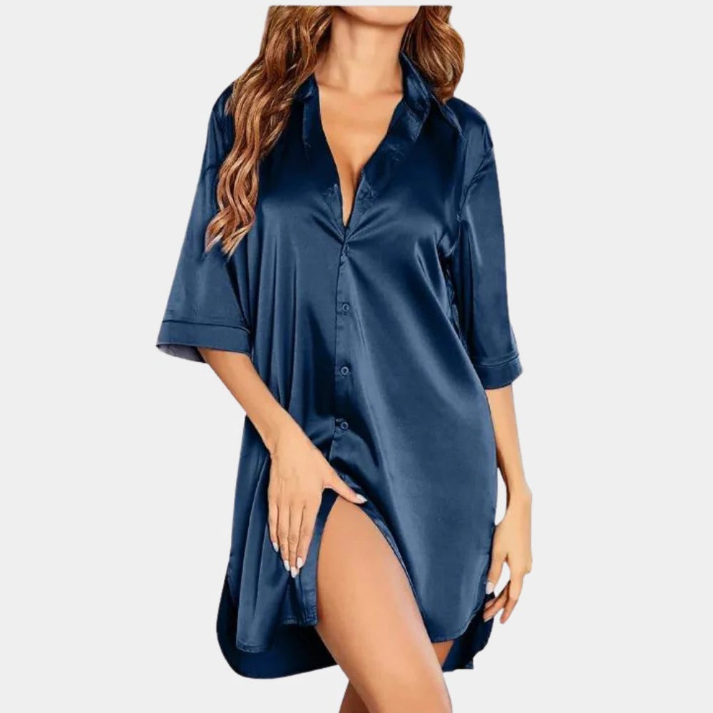 Belro luxurious and comfortable ladies nightgown in soft fabric, featuring elegant design and relaxed fit for cozy sleepwear.