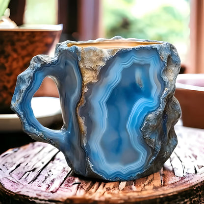 Belro mineral crystal coffee mug with a sleek design, perfect for kitchen and dining use, made from durable mineral crystal material.