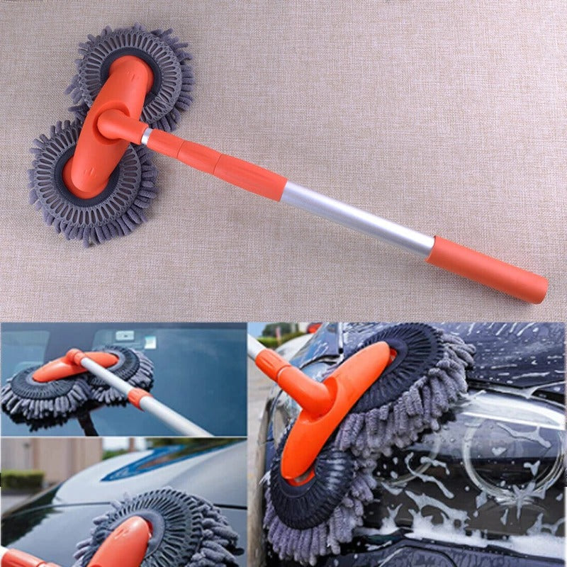 Belro Car Wash Brush with rotating head for effective cleaning, designed for home and garden use.
