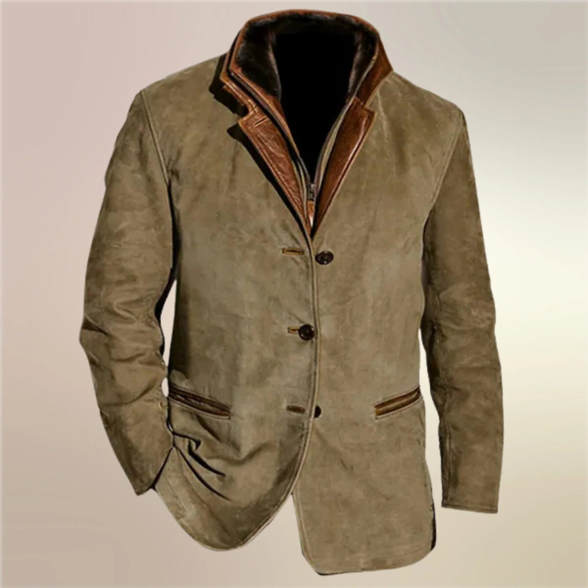 Vintage men's jacket by Belro featuring classic design, warm fabric, and stylish fit, perfect for casual and retro fashion.