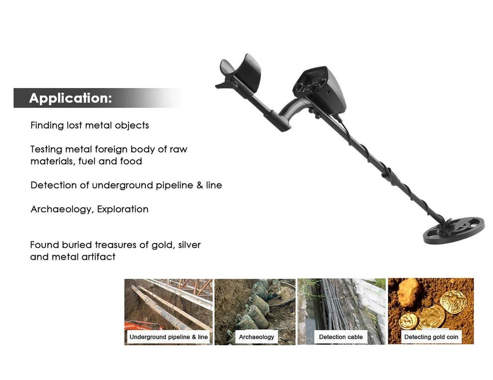 Belro professional metal detector with digital display and control panel, designed for electronics and treasure hunting.