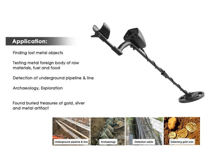 Belro professional metal detector with digital display and control panel, designed for electronics and treasure hunting.