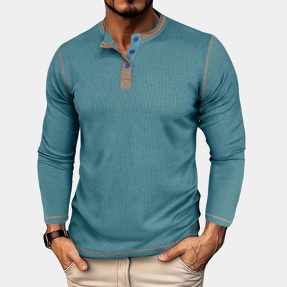 Soft and comfortable men's Belro T-shirt in a classic fit, shown in a neutral color on a plain background.