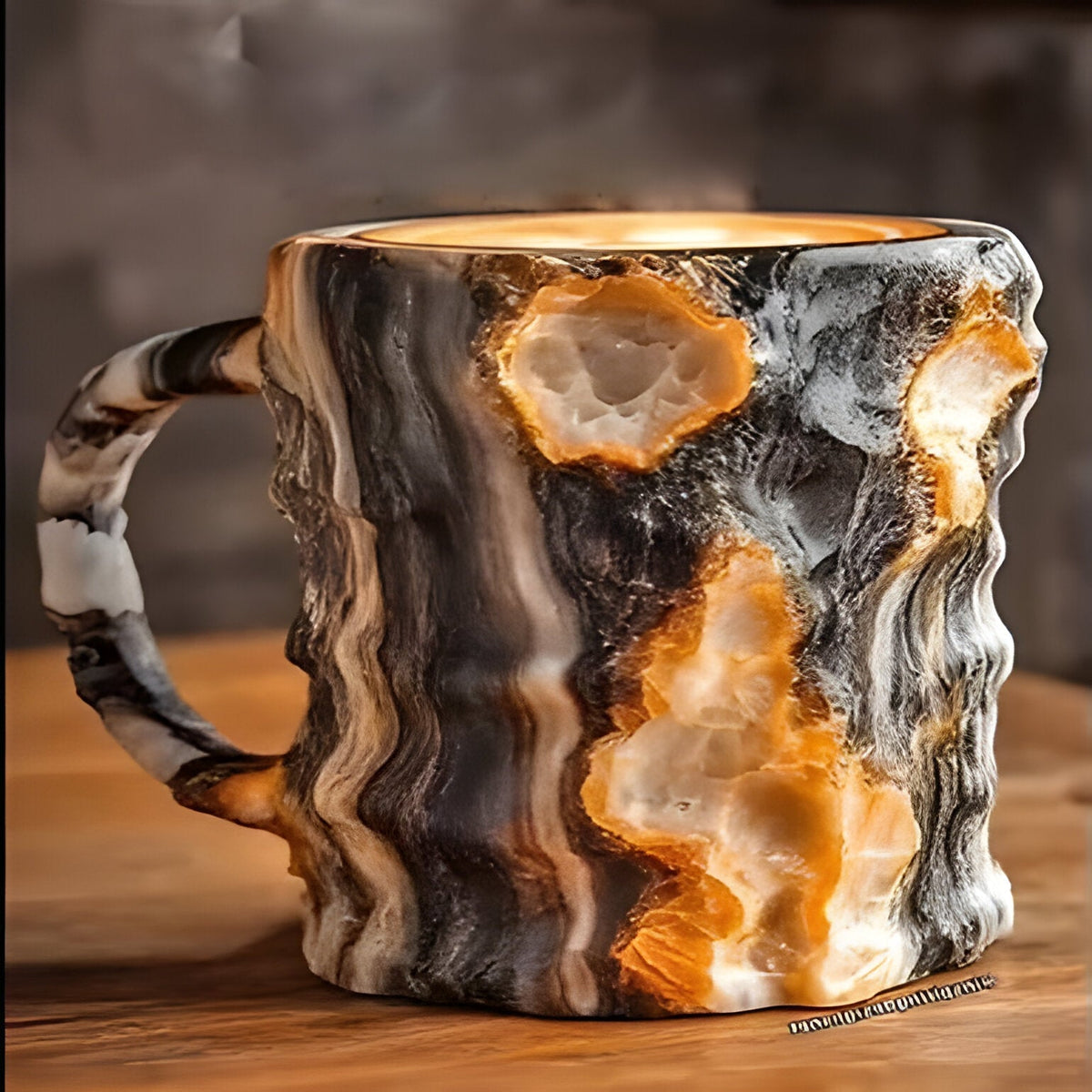 Belro Mineral Crystal Coffee Mug with sleek design, perfect for kitchen and dining use in home and garden settings.