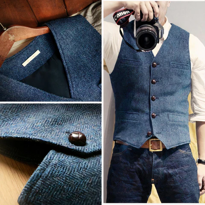 Belro stylish waistcoat, fashionable clothing vest with a modern fit, displayed on a plain background.