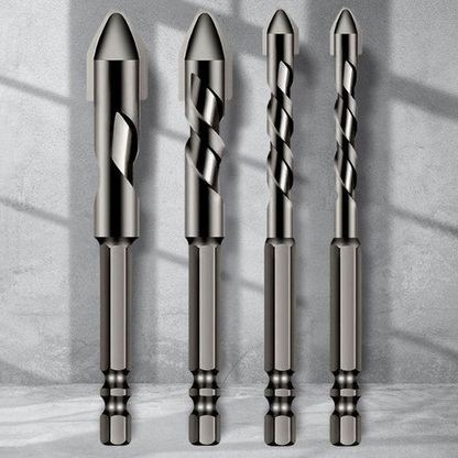 Belro eccentric drill set with high hardness, showing multiple drill bits arranged on a white background.
