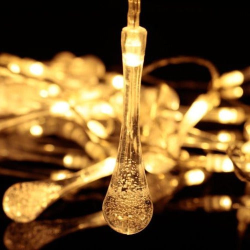 Belro solar-powered string lights with 20 LEDs, 15.7 feet long, perfect for outdoor home and garden decoration.