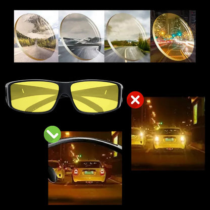 Belro night driving clarity glasses with enhanced lens for improved visibility during nighttime driving.