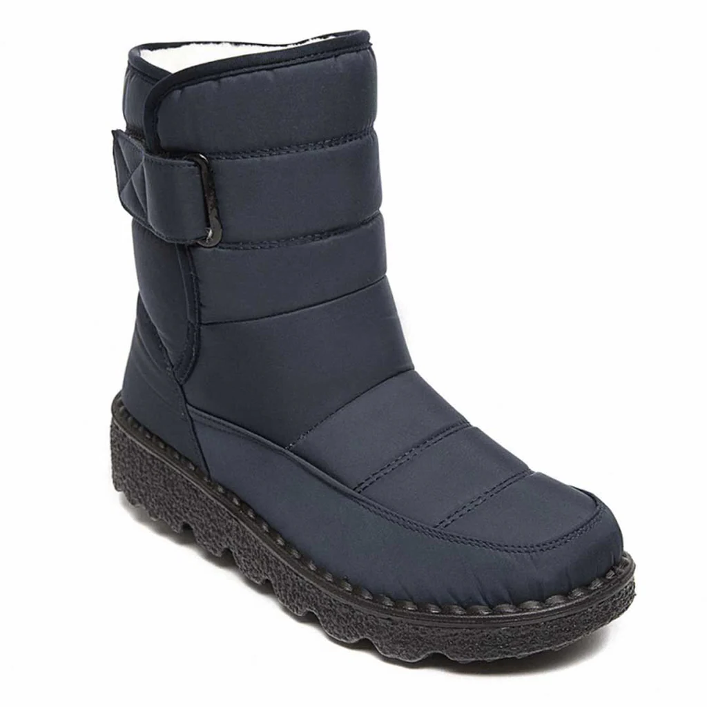 Belro women's waterproof winter snow boots with non-slip soles and warm lining, ideal for cold, snowy weather.