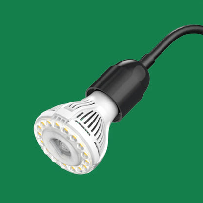Belro full spectrum gooseneck LED grow lamp for indoor greenhouses, flexible light for healthy plant growth in home and garden.