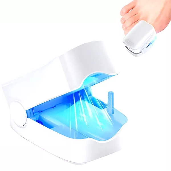 Belro Nail Fungus Cleaning Laser Device for health and beauty, shown with a sleek handheld design on a white background.