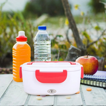 Belro portable heated food warmer lunch box with 50W power, compact design for keeping meals warm in home and outdoor settings.