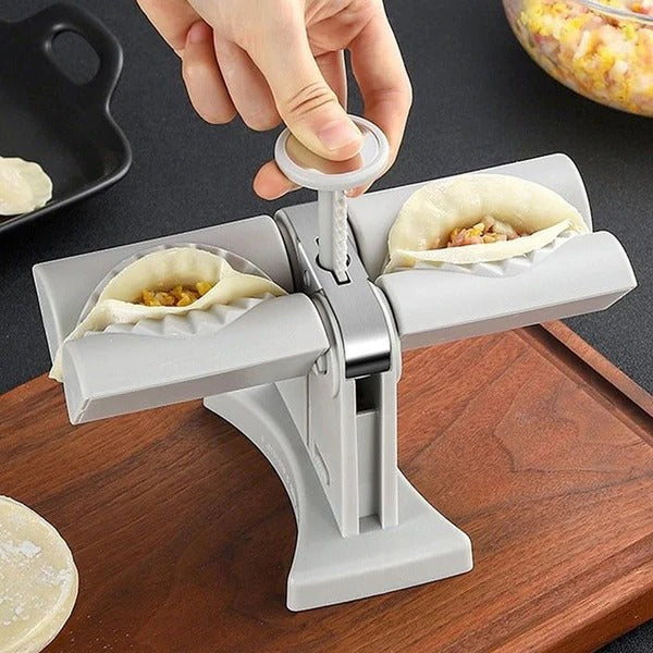 Belro double head automatic dumpling maker mold for easy, efficient dumpling shaping in home and kitchen settings.