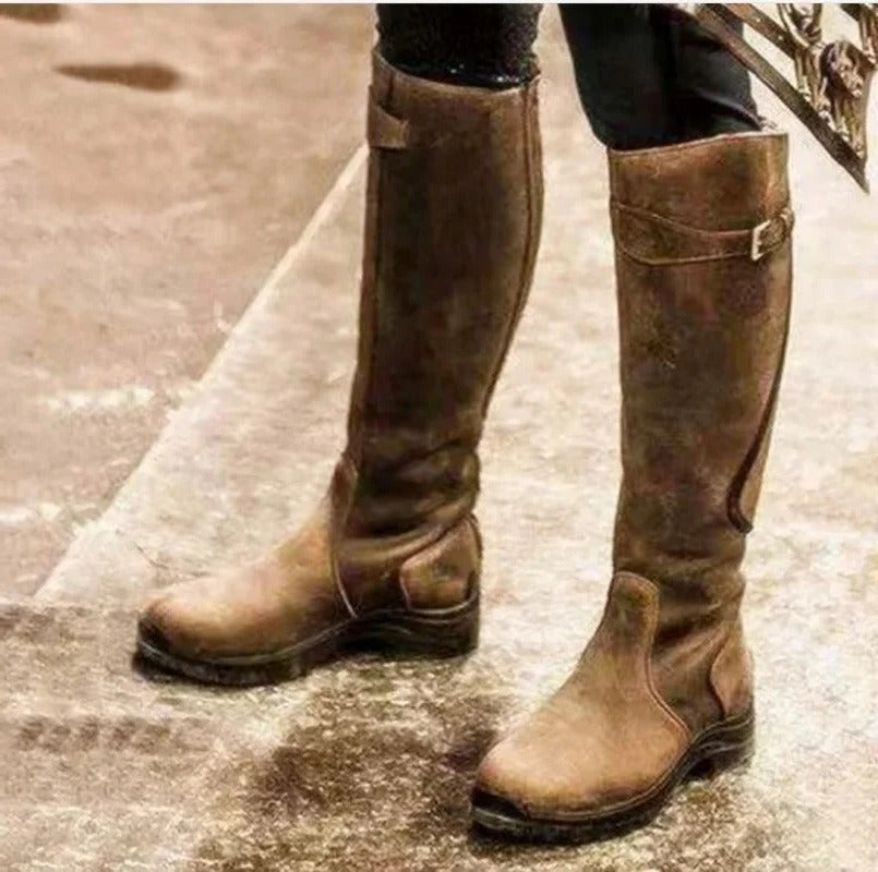 Belro waterproof women's boots showing sturdy, weather-resistant footwear with a stylish design and rugged sole.
