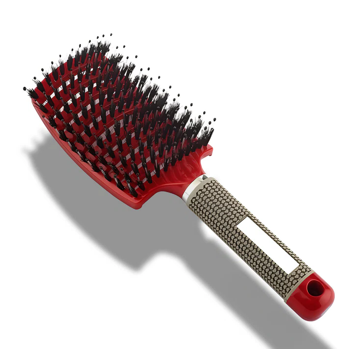 Belro Miracle Hair Detangler bottle, smooth and shiny hair with effortless knot removal, shown in a sleek health and beauty setting.