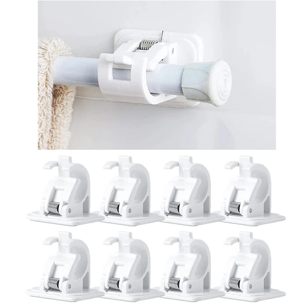 Belro adjustable men's curtain holders with metal clips and fabric straps, designed to secure clothing or curtains neatly.