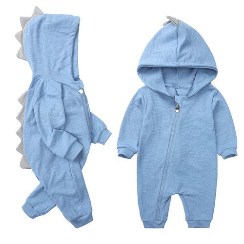 Belro dinosaur baby onesie, cozy sleepwear for infants with fun dinosaur print, soft fabric, and comfortable fit.